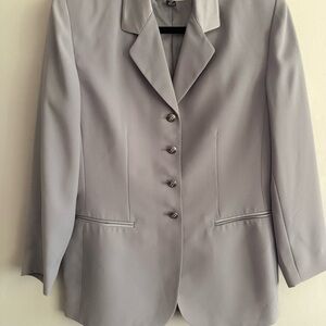Le Suit Light Gray Women's Blazer